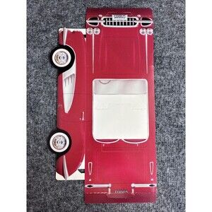 Vtg Chevrolet Advertising Chevy 50s Red Corvette 1987 Ritzy Restaurant Kids Meal